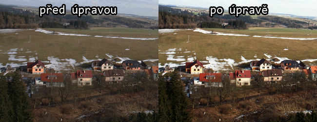 Úprava jasu a kontrastu